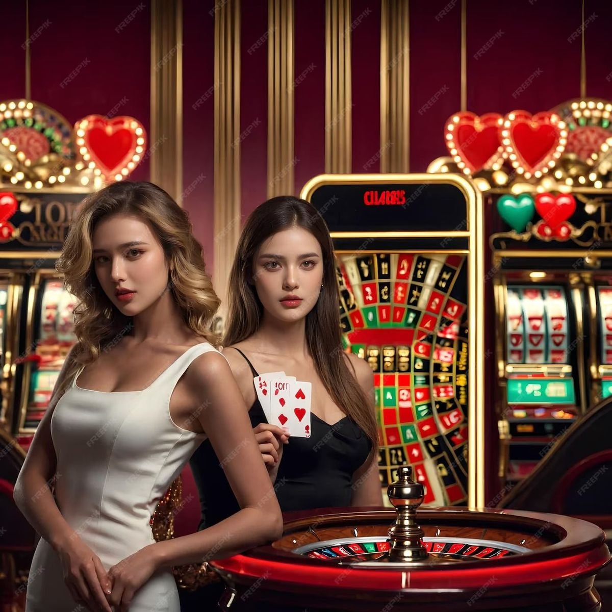 Live dealer casino table on ta777 live with baccarat and blackjack for Filipino players